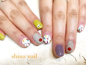 シナネイル 清澄白河店(SHINA NAIL)/個性派ショートネイル♪