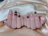 【HAND☆定額L☆】シンプルデザインたっぷりアート¥6780