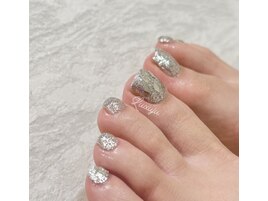 ２１. ワンカラーラメネイル-4-