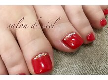 サロンドシエル(salon de ciel)/フットシェラックネイル