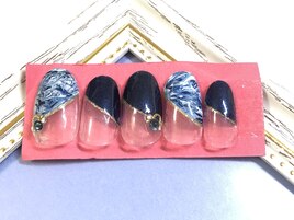 マーブル斜めフレンチ☆7,800円