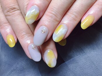 ネイルサロン リン(Lin)/秋ネイル ニュアンスネイル