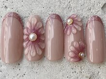 フリークネイル(FREAK Nail)/スプリングぷっくり花 ¥12000