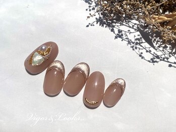 ヴィガー アンド ルックス 白金 目黒(Vigor&Looks)/ピンクベージュ　ダブルフレンチ