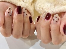 アイネイルズ 渋谷店(I nails)/【Karin.m】ボルドーハート