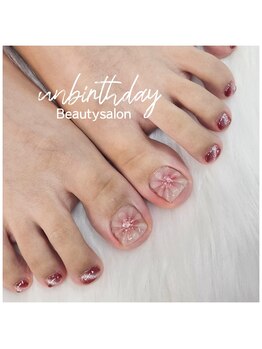 アンバースデー(UNBIRTHDAY)/持ち込みフットネイル