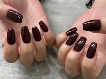 エクラス 銀座(Heclats)/ボルドー/ワンカラー/シンプル