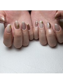 マーブルニュアンスネイル