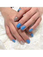 パラスパガーデン センダイ アングゥ(para spa GARDEN sendai ungu)/ブルー×シルバーラメ