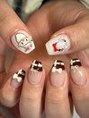 クリスマスネイル