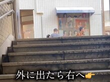 メデル 北千住店/北千住駅からバストサロンへ道順