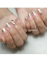 キイコネイル(kiiko.nail)/ラメグラデーションネイル
