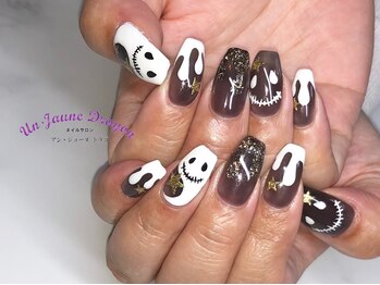 アン ジョーヌドラゴ/【自爪ネイル】手書きアート