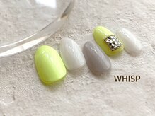 ウィスプ(WHISP)/イエロービジューネイル 春夏