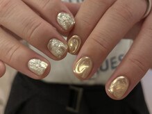 ジュイール ネイル 千葉店(Jouir nail)/キラキラショートネイル