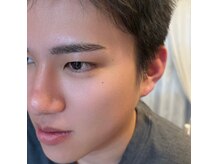 メロウ(mellow)の雰囲気（眉毛が下がりぎみの方にも☆ 垢抜け眉毛に♪#メンズアイブロウ）