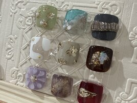 フット親指アート