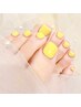 【Foot menu】ワンカラーフットネイル/オフ込み ￥5500→￥4980