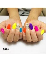 ネイルデザイン シエル(nail design CiEL)/ネオンカラーネイル