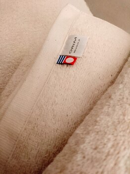 小顔リフトアップフェイシャルサロン ロータス(lotus)/ふわふわタオル