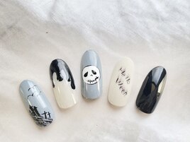 定額ネイル　Halloween