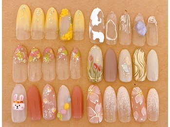 ネイルサロンアンドジュエリー アリュール(ALLURE)/３月の定額デザイン☆彡