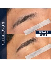 ケードット カシェットプラス(K.CACHETTE+)/アイブロウ　ビフォーアフター