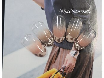 ネイルサロン アミティエ(Nail Salon Amitie)/gradation × 爪先アニマルnail*