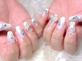 ☆冬のキルティングネイル☆