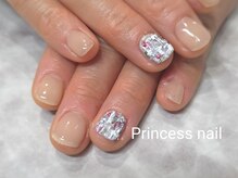 プリンセスネイル(Princess nail)/ツイードショートネイル8,500