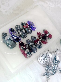 ファラウェイネイル(Faraway nail)/3Dネイル☆