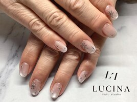 H-678大人上品雪の結晶ネイル