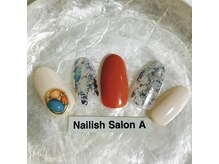 ネイリッシュサロン エー(Nailish Salon A)/スモーキーネイル