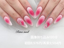 ホットピンクネイル