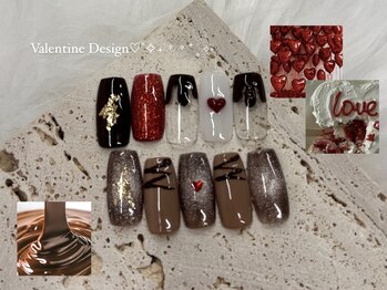 はあとねいる 清瀬店/バレンタインネイル