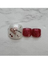 ナナズネイル 魚町店(NANA’sNail)/ハート　バレンタインデザイン