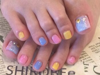 トータルサロン 白べぇーっ プラス/海ネイル