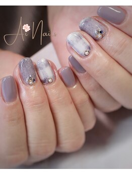 アイネイルズ(Ai nails)/モフモフチェック