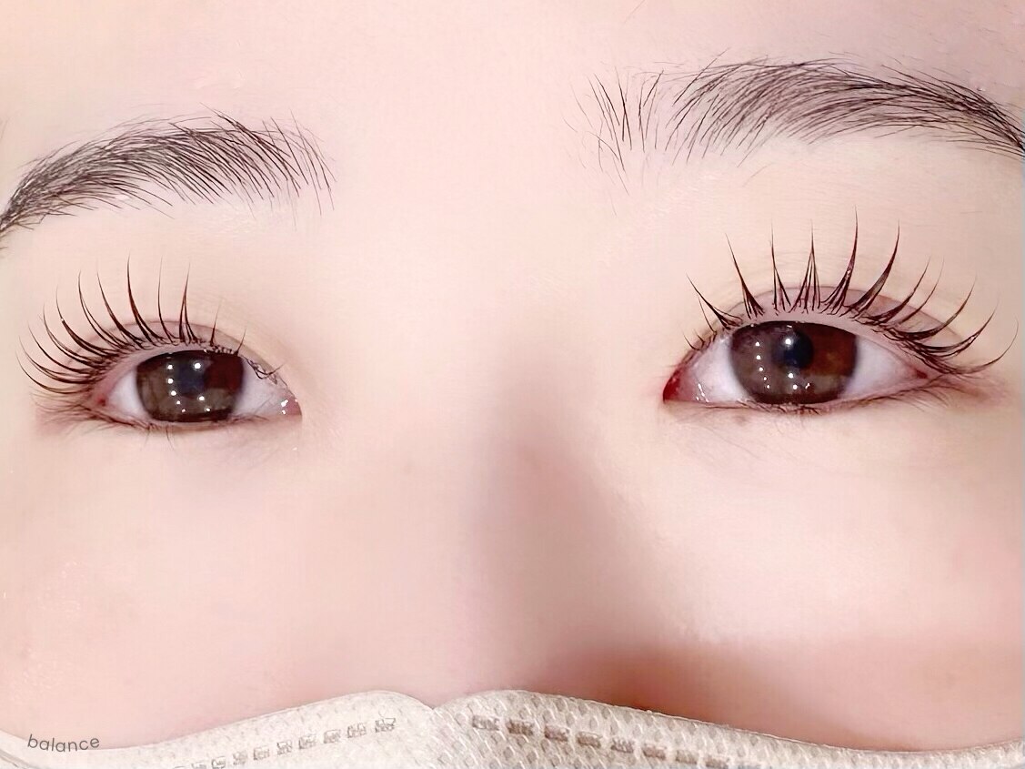 《高濃度トリートメント付》次世代まつ毛パーマ上まつ毛+美眉Wax \8770