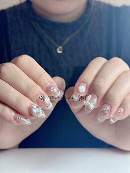 ラムネイル 恵比寿店(RAMU nail)/チップ長さ出しやり放題コース