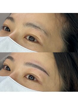 ボスブロウ 大垣店(BOSS BROW)/【レディース眉毛】before after