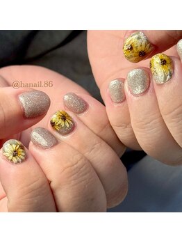 Mネイル 伏見店/haruka nail × ひまわり