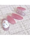 雪解けスノーマンネイル