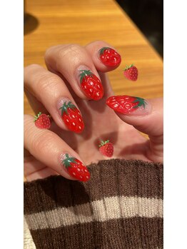 いちごネイル☆