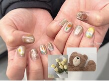 ハズグラスネイル(Haze Grass nail)/落書きアート