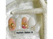 ネイリッシュサロン エー(Nailish Salon A)/キラキラ夏ネイル