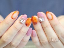 アイネイルズ(Ai nails)/囲みべっこうネイル
