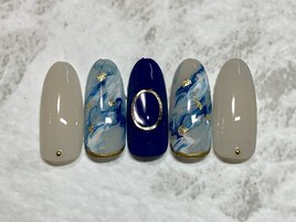 マーブルnail