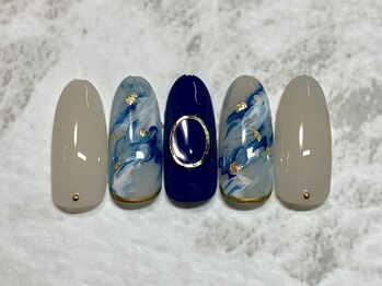 ネイルサロン ウノ 湘南平塚(UNO)/マーブルnail