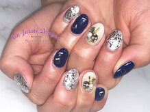 アン ジョーヌドラゴ/【自爪ネイル】冬カラーネイル